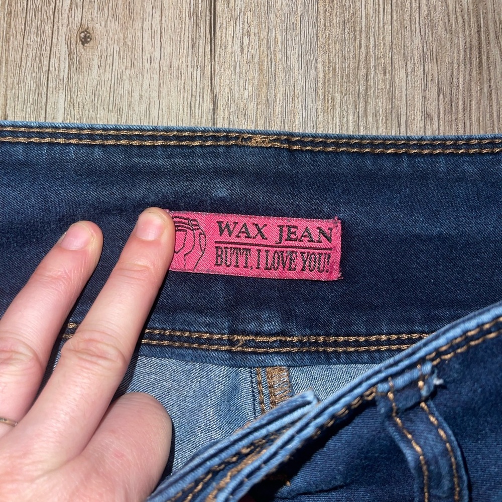 Wax Jeans Push Up Collection Rolled Ankle Size 9 - Picture 7 of 13